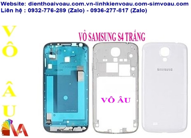 VỎ SAMSUNG S4 MÀU TRẮNG