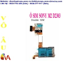 Ổ SIM SONY M2 D2303 2 SIM