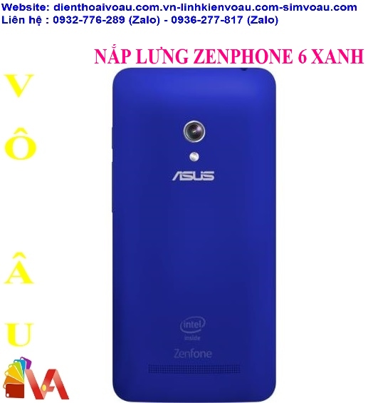 NẮP LƯNG ZENPHONE 6 XANH