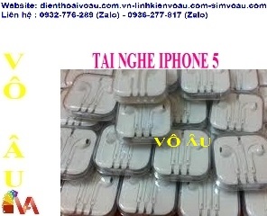 TAI NGHE IPHONE 5 CÓ TÁO