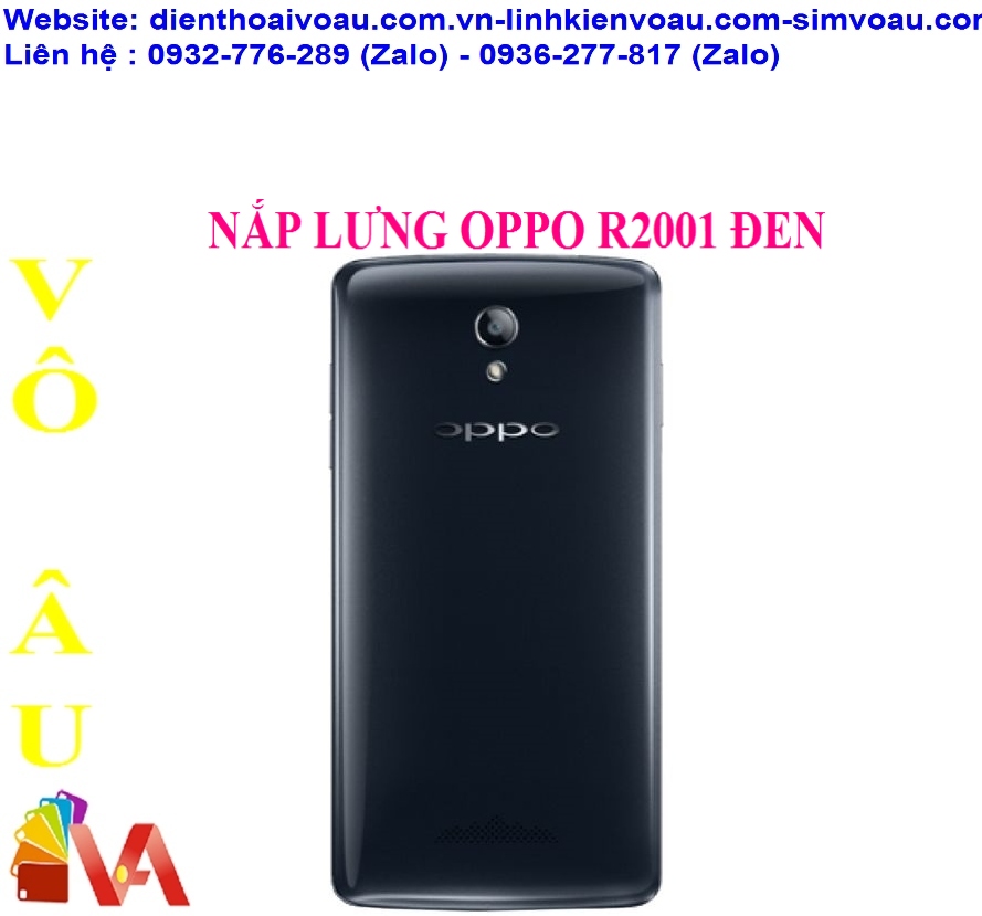 NẮP LƯNG OPPO R2001 ĐEN