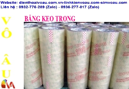 CUỘN BĂNG KEO TRONG