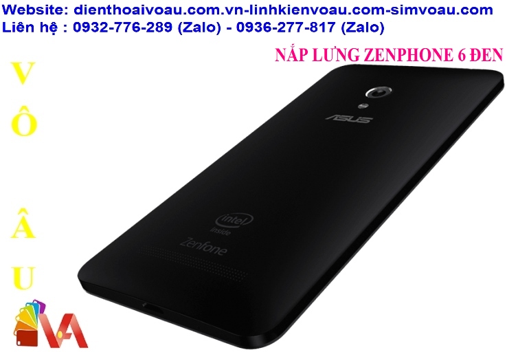 NẮP LƯNG ZENPHONE 6 ĐEN