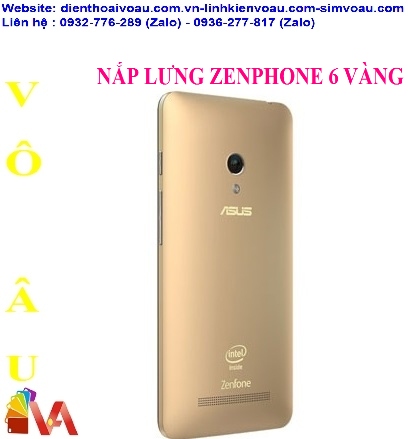 NẮP LƯNG ZENPHONE 6 VÀNG