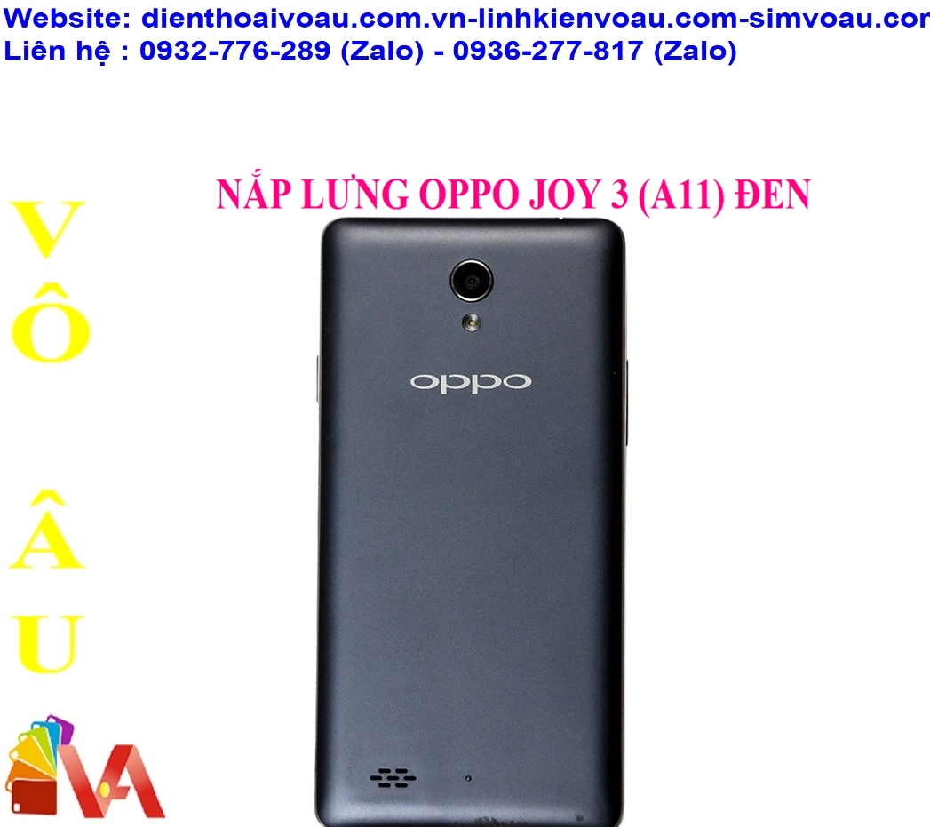 NẮP LƯNG OPPO JOY 3 (A11) ĐEN