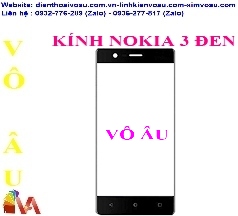 KÍNH NOKIA 3 MÀU ĐEN