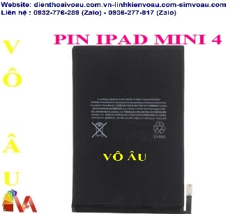 PIN IPAD MINI 4 DUNG LƯỢNG CAO