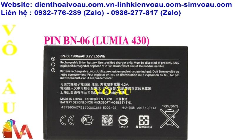 PIN LUMIA 430