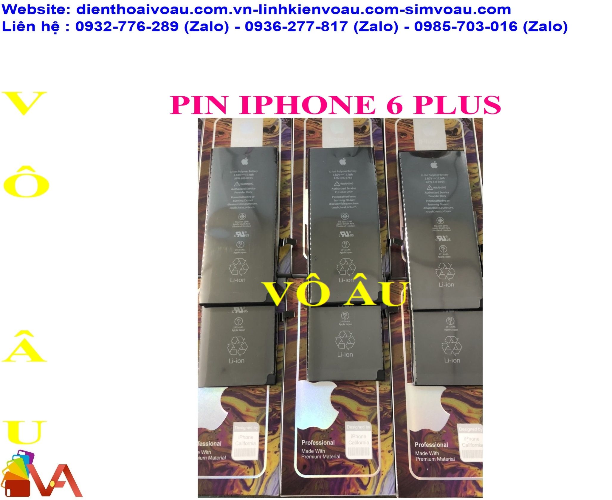 PIN IPHONE 6 PLUS ZIN HỘP