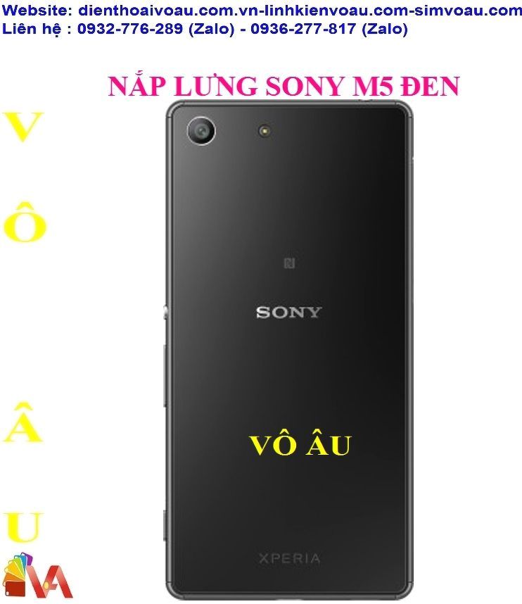 NẮP LƯNG SONY M5 MÀU ĐEN