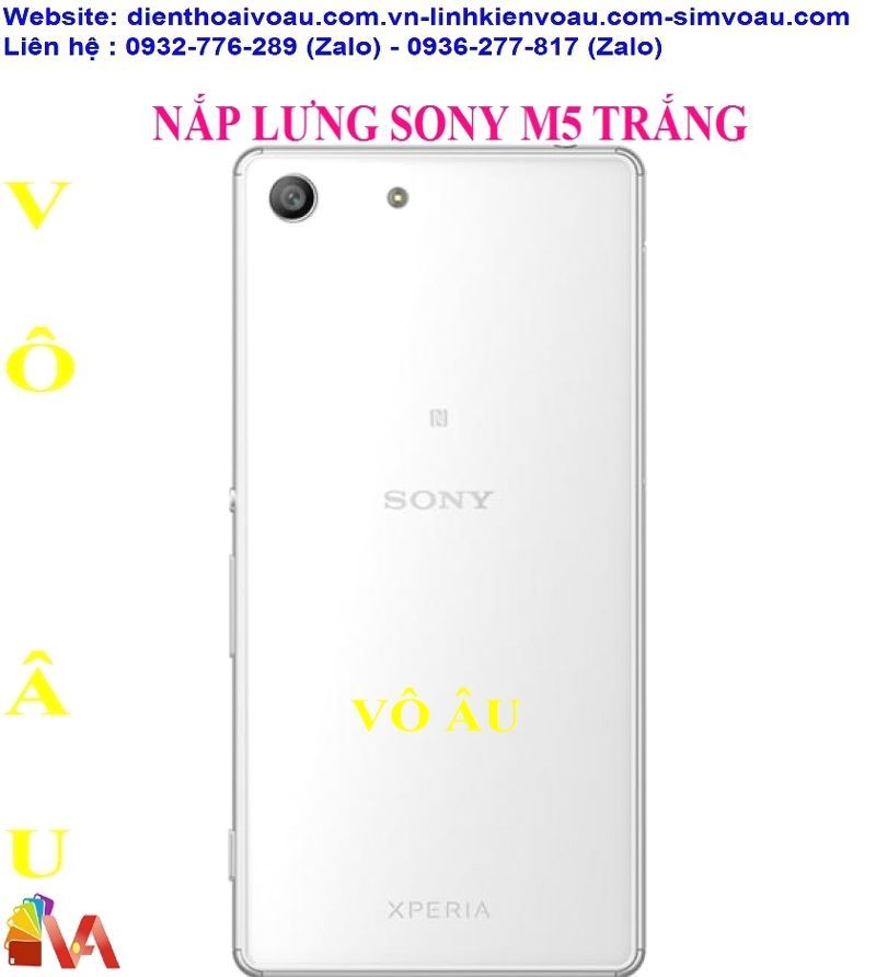 NẮP LƯNG SONY M5 MÀU TRẮNG