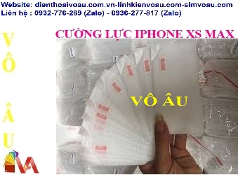 CƯỜNG LỰC IPHONE XS MAX KHÔNG HỘP