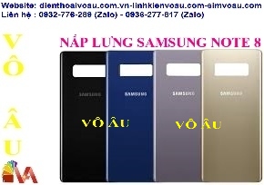 NẮP LƯNG SAMSUNG NOTE 8 XÁM KHÓI