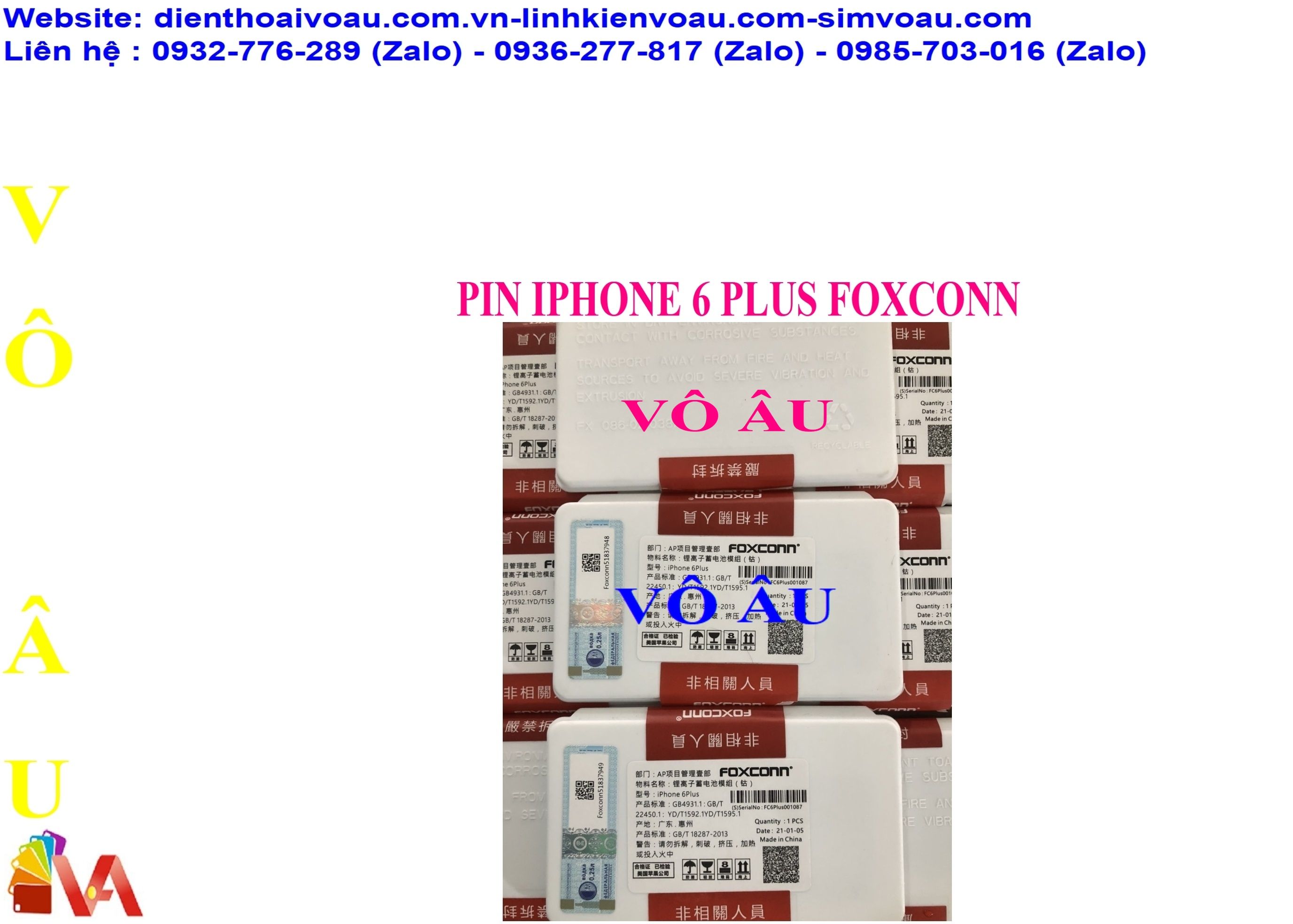 PIN IPHONE 6 PLUS ZIN FOXCONN