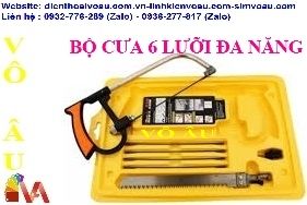 BỘ CƯA 6 LƯỠI ĐA NĂNG