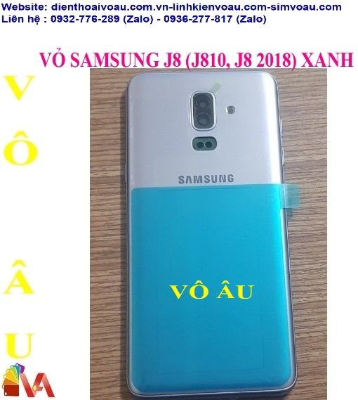 VỎ SAMSUNG J8 (J810, J8 2018) MÀU XANH ZIN