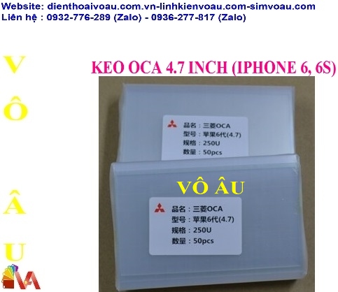 BỊCH KEO OCA 4.7 INCH (IPHONE 6, 6S) (50 MIẾNG)