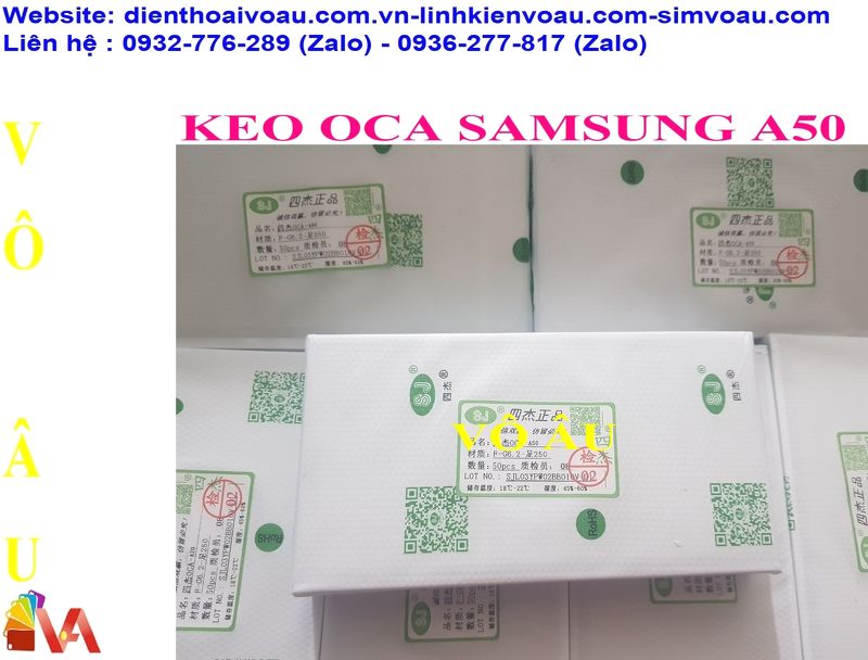 BỊCH KEO OCA SAMSUNG A50 (50 MIẾNG)