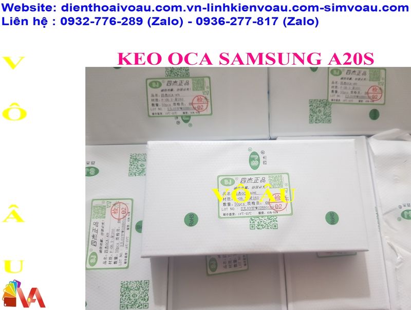 BỊCH KEO OCA SAMSUNG A20S (50 MIẾNG)