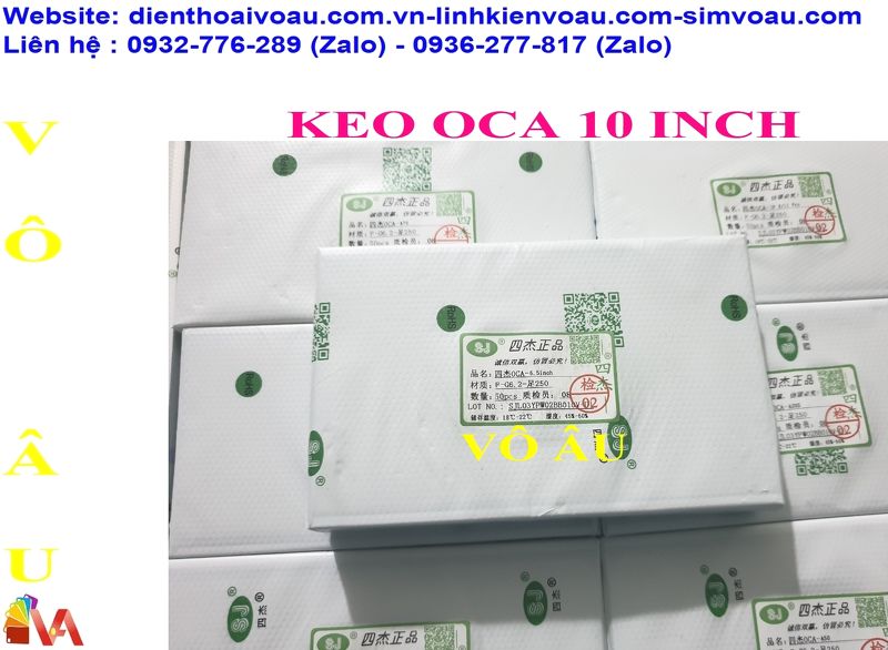 BỊCH KEO OCA 10 INCH (50 MIẾNG)