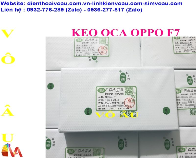 BỊCH KEO OCA OPPO F7 (50 MIẾNG)