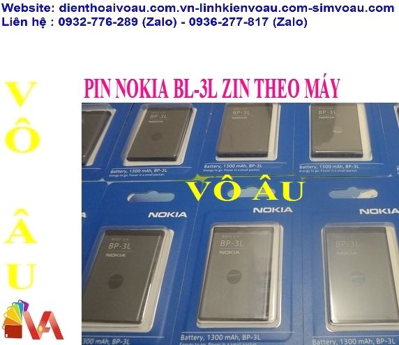 PIN NOKIA 3L ZIN THEO MÁY CHÍNH HÃNG NOKIA CÓ HỘP