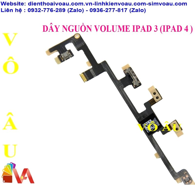 DÂY NGUỒN VOLUME IPAD 3