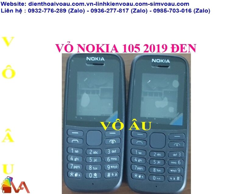 VỎ NOKIA 105 2019 MÀU ĐEN