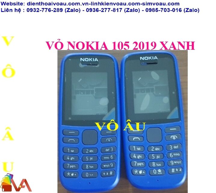 VỎ NOKIA 105 2019 MÀU XANH