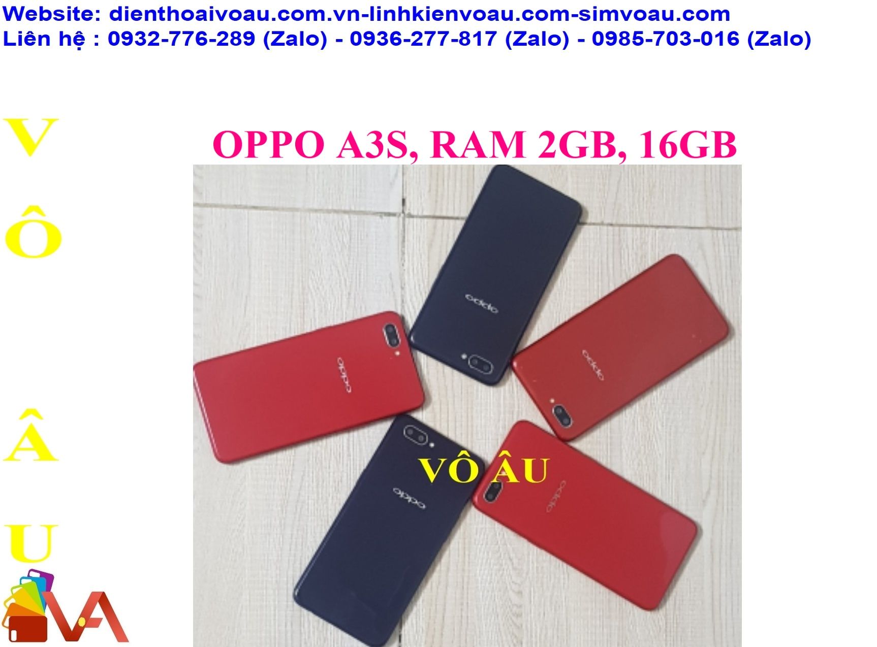 OPPO A3S, RAM 2GB, 16GB