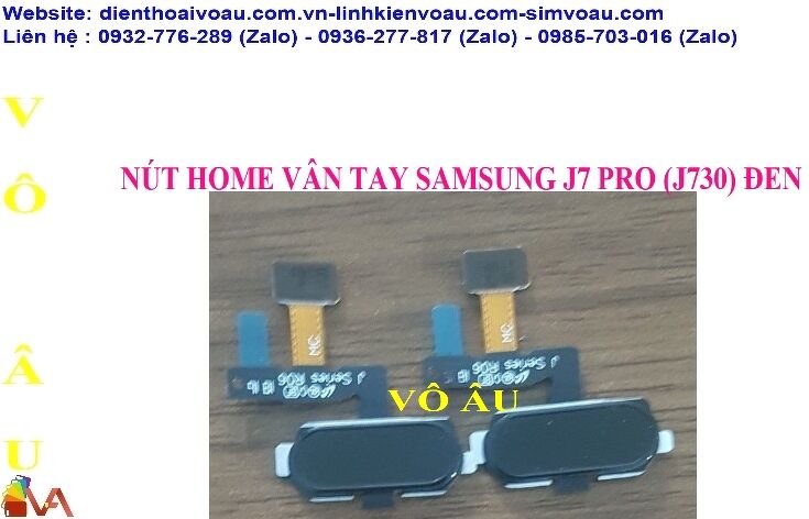 NÚT HOME VÂN TAY SAMSUNG J7 PRO (J730) MÀU ĐEN