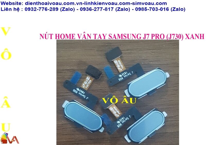 NÚT HOME VÂN TAY SAMSUNG J7 PRO MÀU XANH