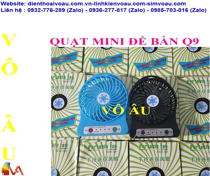 QUẠT MINI ĐỂ BÀN Q9
