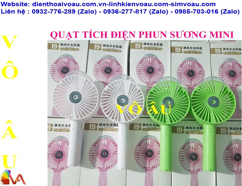 QUẠT TÍCH ĐIỆN PHUN SƯƠNG MINI