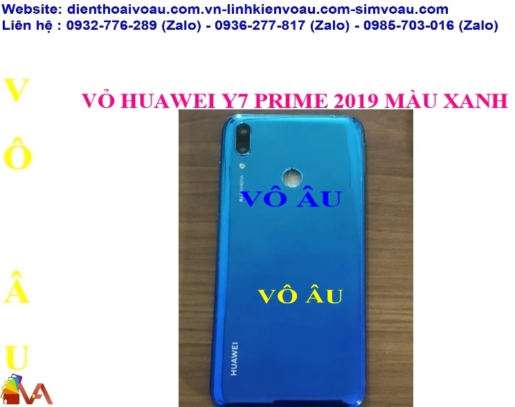 VỎ HUAWEI Y7 PRIME 2019 MÀU XANH