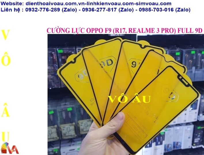 CƯỜNG LỰC REALME 3 PRO FULL 9D