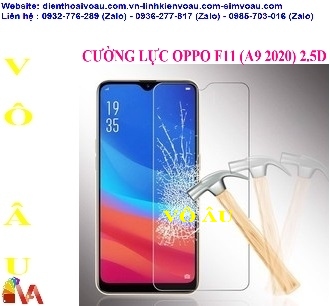 CƯỜNG LỰC OPPO A9 2020 2.5D