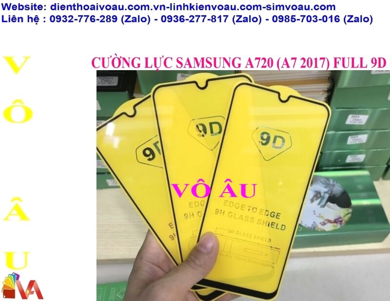 CƯỜNG LỰC SAMSUNG A720 (A7 2017) FULL 9D