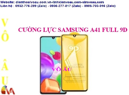 CƯỜNG LỰC SAMSUNG A41 FULL 9D