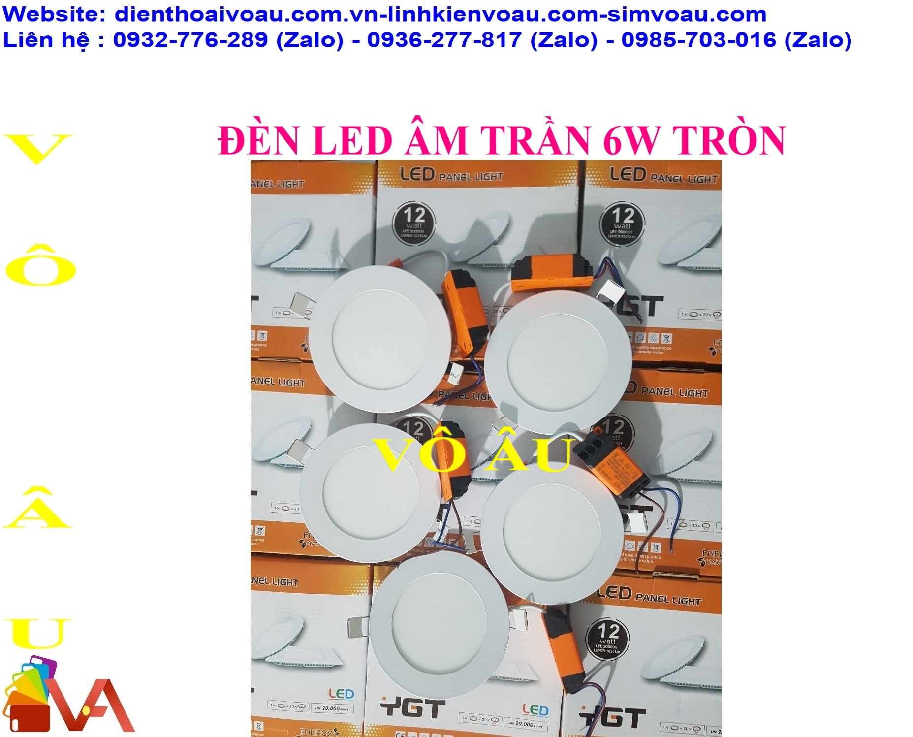ĐÈN LED ÂM TRẦN 6W TRÒN