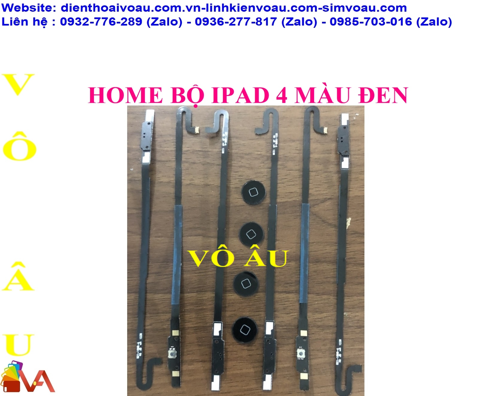 NÚT HOME IPAD 4 MÀU ĐEN