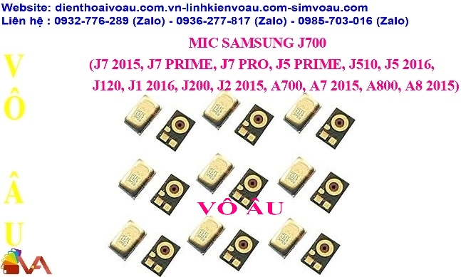 MIC SAMSUNG J700 (J7 2015, J7 PRIME, J7 PRO, J730, J5 PRIME, J120, J1 2016, J200, J2 2015, J510, J5 2016)