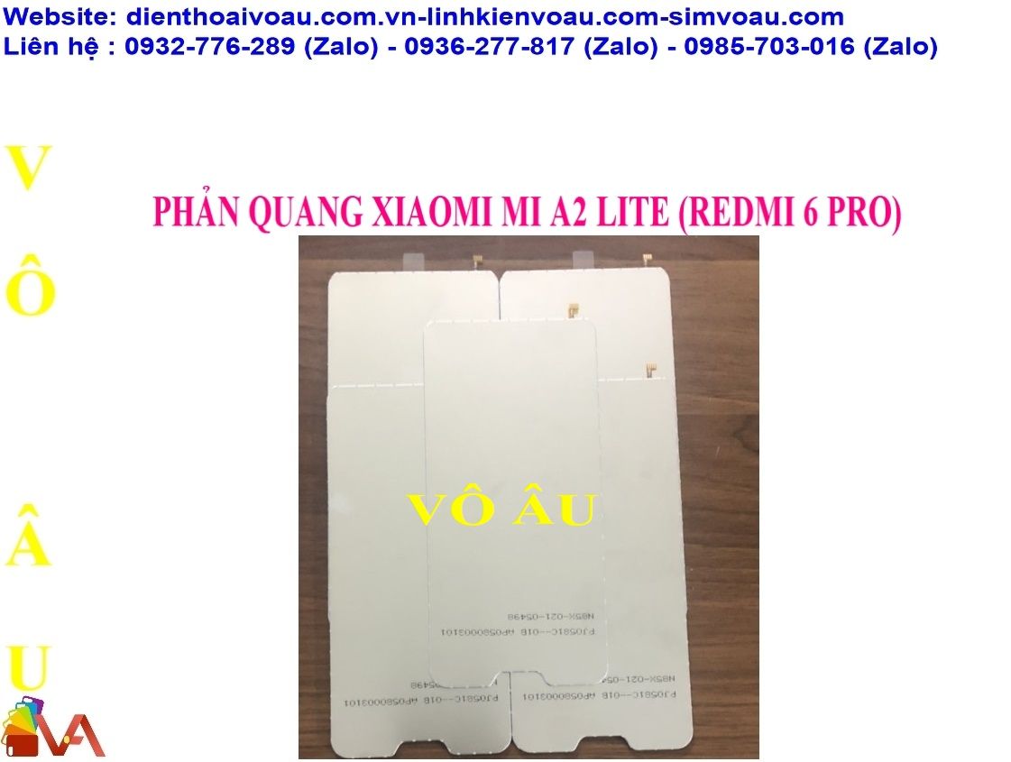 PHẢN QUANG XIAOMI MI A2 LITE (REDMI 6 PRO)