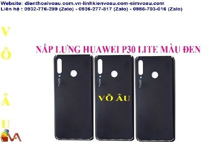 NẮP LƯNG HUAWEI P30 LITE MÀU ĐEN