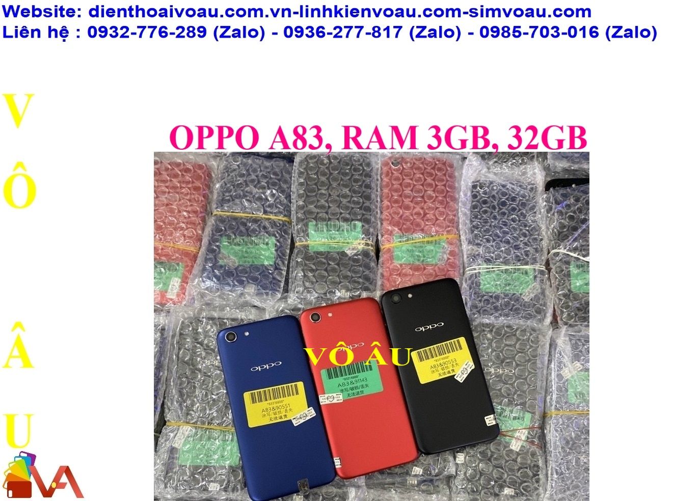 OPPO A83, RAM 4GB, 64GB