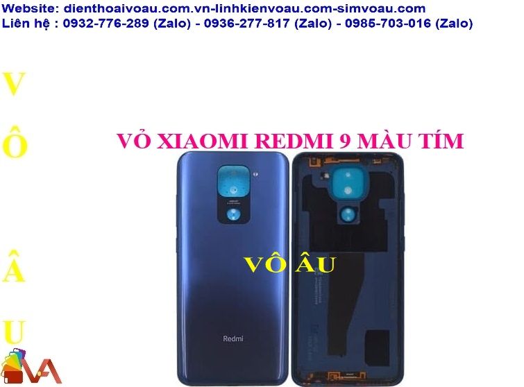 VỎ XIAOMI REDMI 9 MÀU TÍM