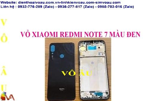 VỎ XIAOMI REDMI NOTE 7 MÀU ĐEN