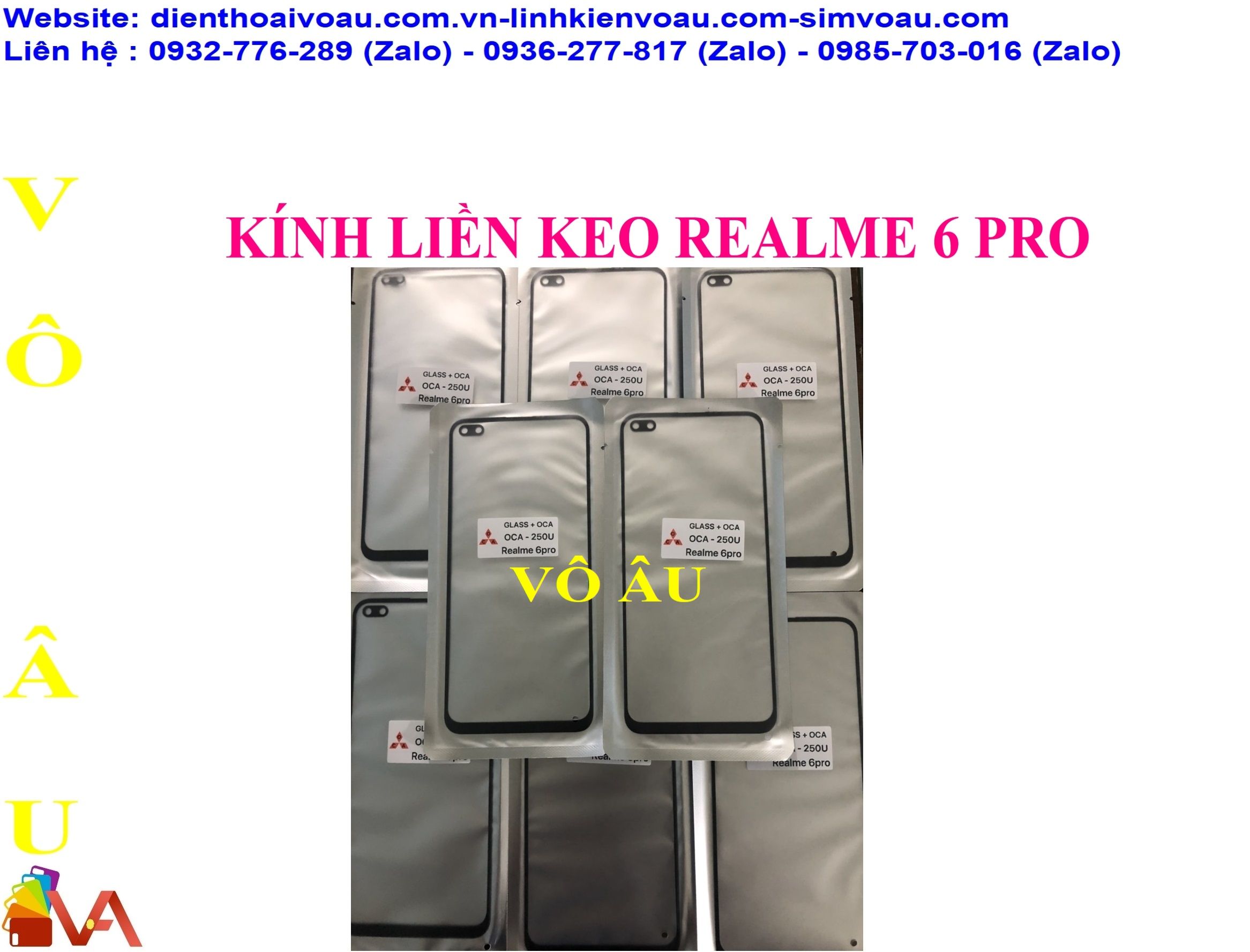 KÍNH LIỀN KEO REALME 6 PRO