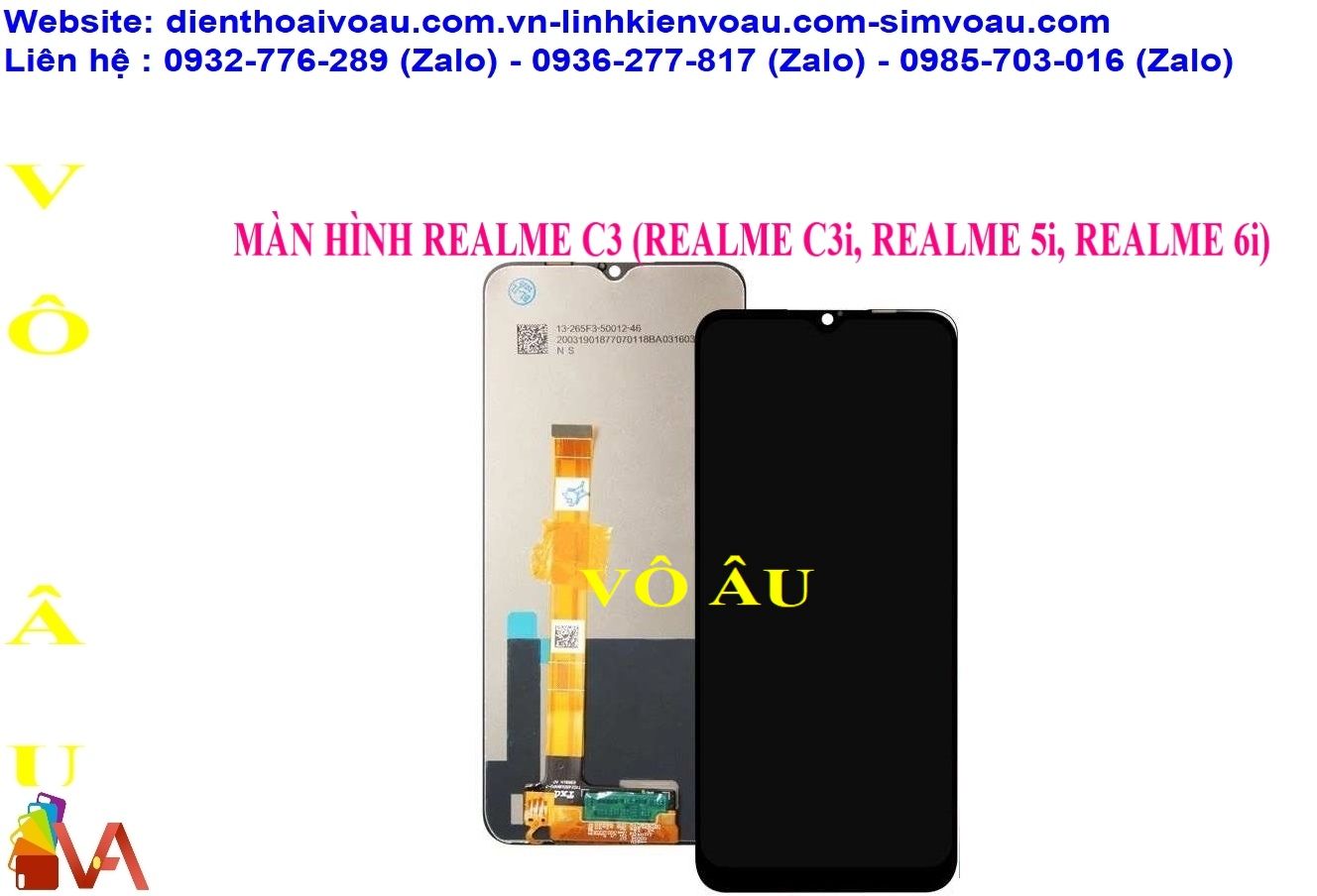 MÀN HÌNH REALME C3 (OPPO A9 2020, REALME C3i, REALME 5i, REALME 6i)