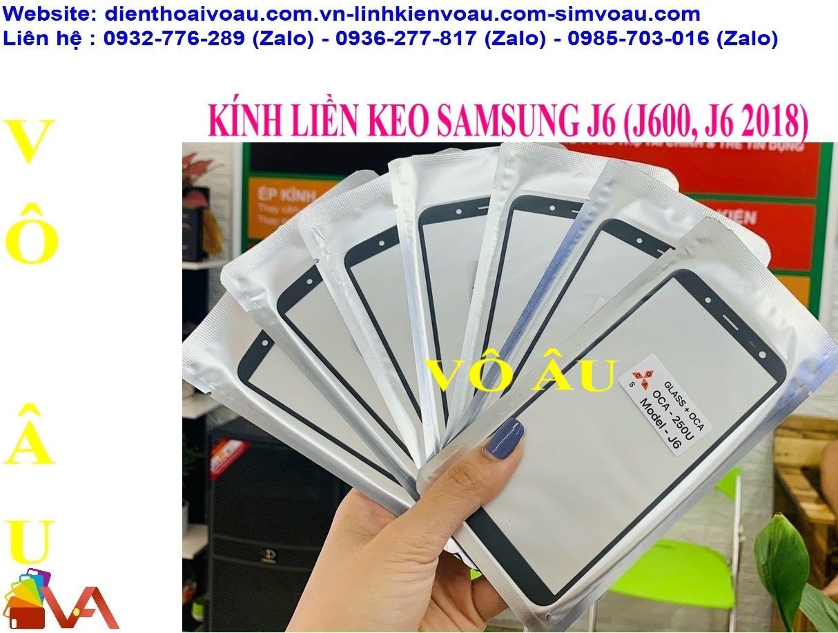 KÍNH LIỀN KEO SAMSUNG J6 (J600, J6 2018)